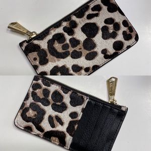Aimee Kestenberg Snow Leopard card holder coin bag